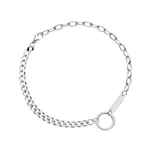 Bratara lata argint cu cerc DiAmanti Z1930BR-DIA (Argint 925‰ 3,7 g.)